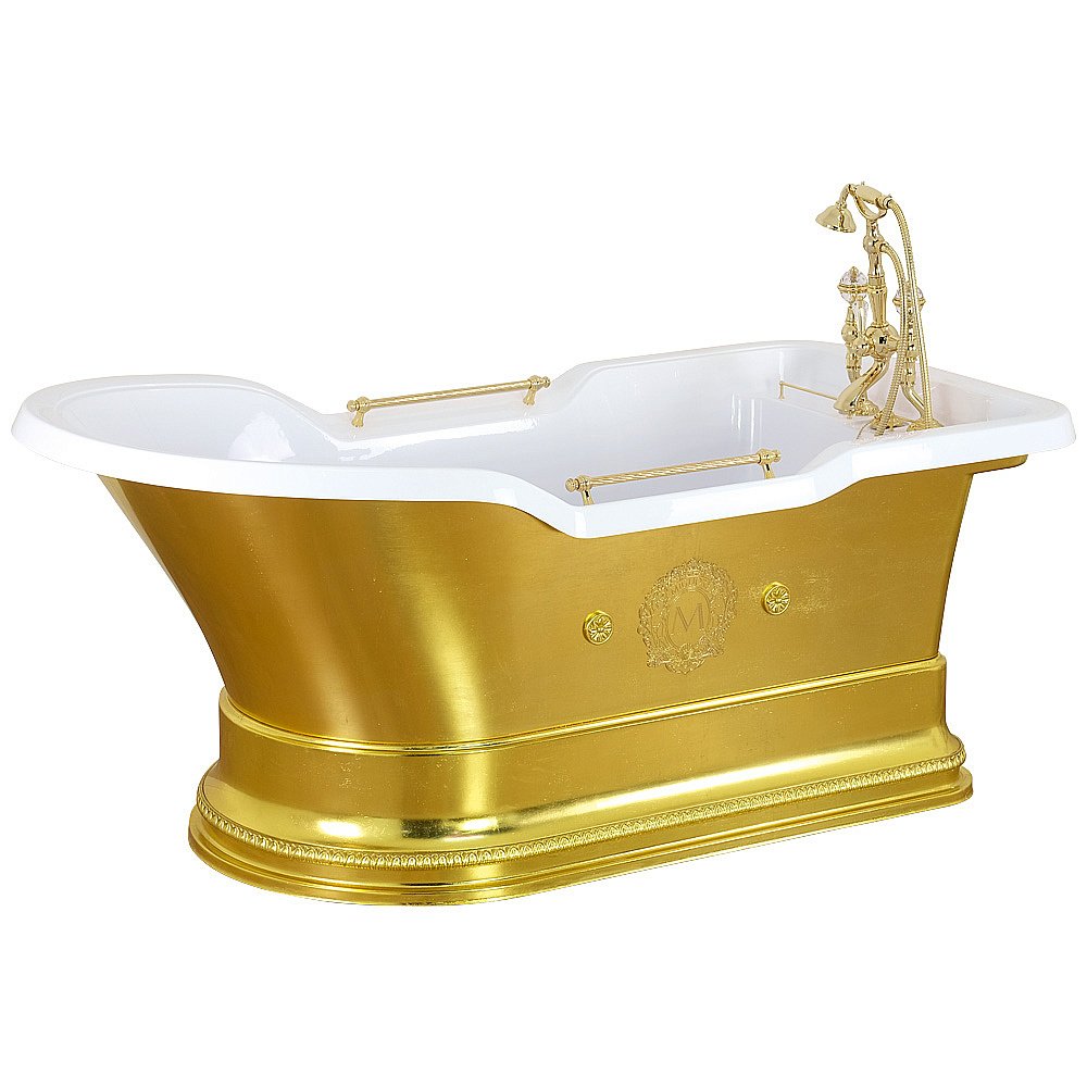 Ванна Migliore IMPERO PODIUM 26351 180х87 белая,золото купить в интернет-магазине Sanbest