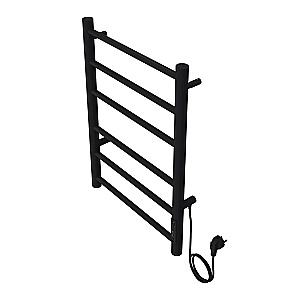 Полотенцесушитель электрический Azario PARMA П6 400х600 AZ10846B черный купить в интернет-магазине сантехники Sanbest