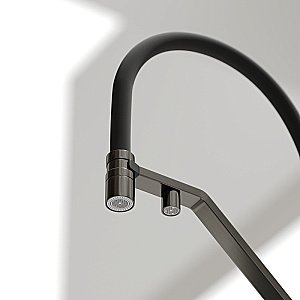 Смеситель для кухни Sancos Loro SC4007GG вороненая сталь купить в интернет-магазине сантехники Sanbest