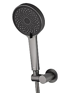 Смеситель для ванны с душем WONZON & WOGHAND BRILLIANT, Темный графит (WW-88037079-BGM) купить в интернет-магазине сантехники Sanbest