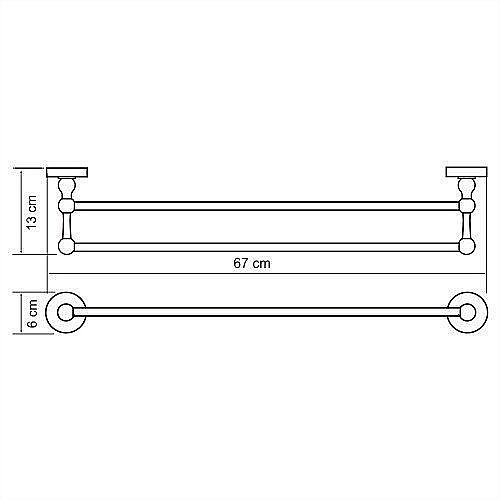 Полотенцедержатель WasserKRAFT Nau K-7740 купить в интернет-магазине сантехники Sanbest