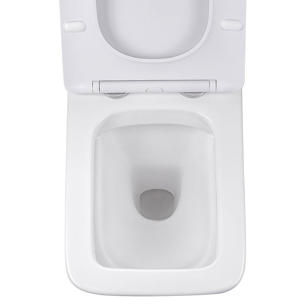 Унитаз подвесной Vincea Q-Line VT1-12 безободковый, с крышкой микролифт, белый купить в интернет-магазине Sanbest