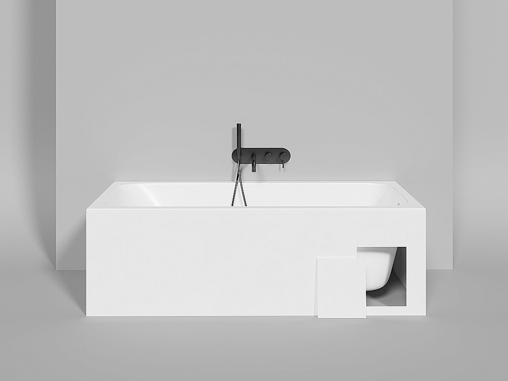 Ванна Salini Orlanda S-Stone 170х80 102026MF RAL матовая купить в интернет-магазине Sanbest