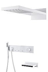 Душевая система Boheme Zodiac 132-2-MW белая матовая купить в интернет-магазине сантехники Sanbest