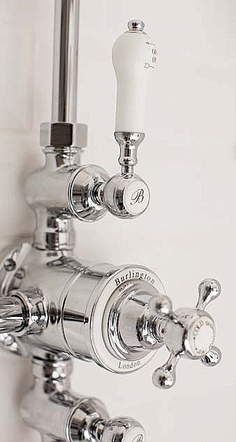 Душевая система Burlington Avon BAF3S верхний душ 180 купить в интернет-магазине сантехники Sanbest