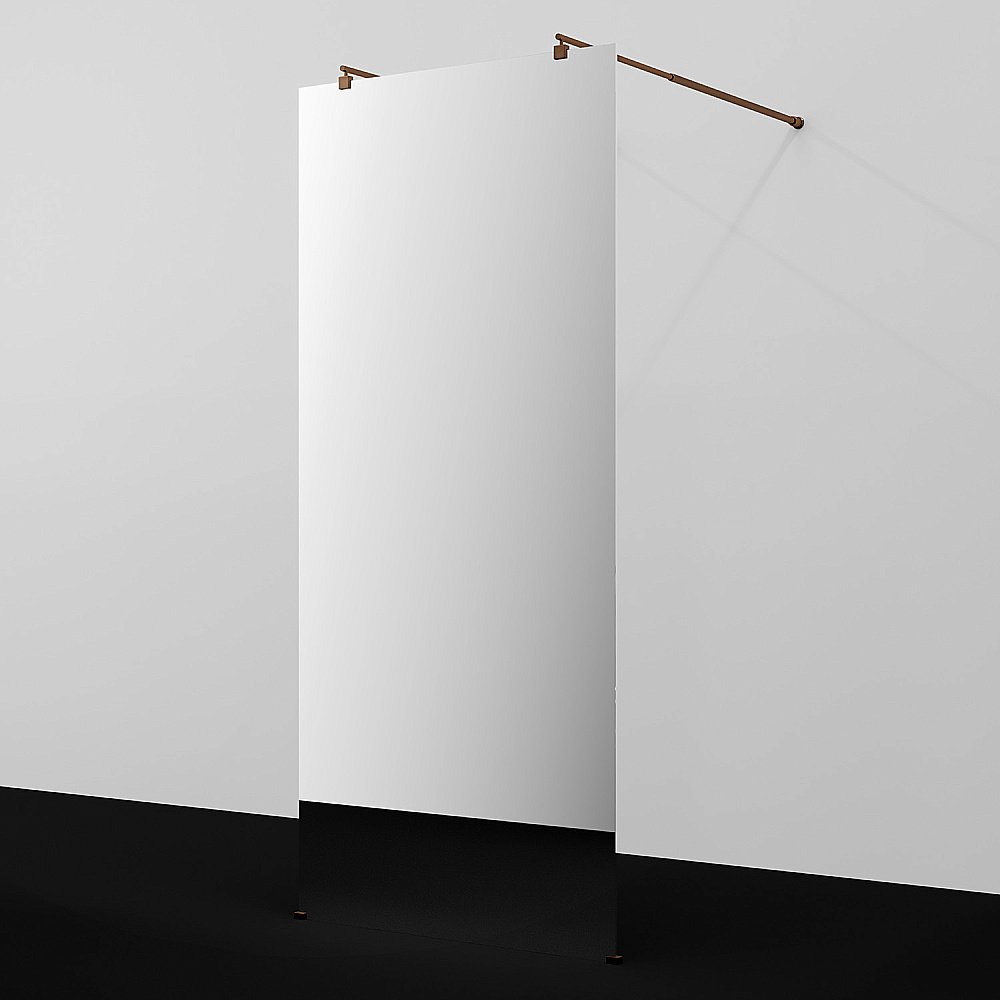 Душевое ограждение WasserKRAFT Vechte 60W39RG-MR 90 фиксатор розовое золото/стекло зеркальное купить в интернет-магазине Sanbest