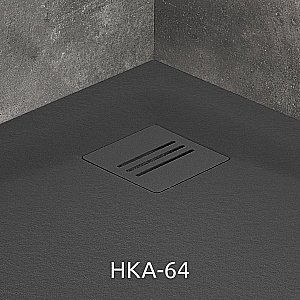 Душевой поддон Radaway Kyntos A antracite HKA9090-64 90x90 серый купить в интернет-магазине Sanbest