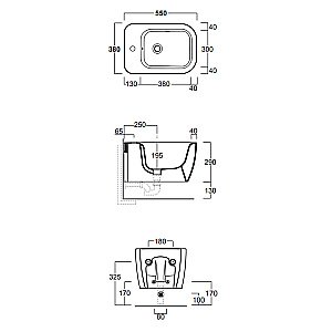 Биде подвесное Simas Henges HE19 белое матовое купить в интернет-магазине Sanbest