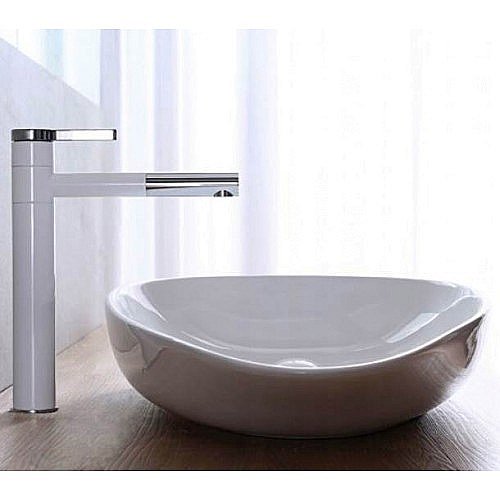 Раковина накладная CeramaLux N 55 7862-2 белая купить в интернет-магазине Sanbest