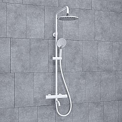 Душевая система WasserKRAFT Mindel A188.067.058.WM Thermo золото купить в интернет-магазине сантехники Sanbest