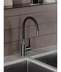 Смеситель для кухни Agger Easy A3100555 оружейная сталь матовая купить в интернет-магазине сантехники Sanbest