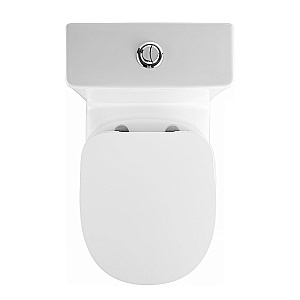 Напольный унитаз-компакт Black&White Gravity 7780WX безободковый, слив-торнадо, с крышкой микролифт, с бачком, белый глянцевый купить в интернет-магазине Sanbest