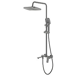 Душевая система Azario Lursy AZ-K2349GR графит купить в интернет-магазине сантехники Sanbest