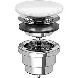 Донный клапан для раковины Villeroy&Boch 68080001 альпийский белый купить в интернет-магазине сантехники Sanbest