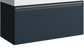Тумба для раковины Aqwella Pure 100 серая купить в интернет-магазине сантехники Sanbest
