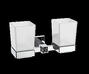 Стакан для зубных щеток CeramaLux Venezia 88603-1 хром купить в интернет-магазине сантехники Sanbest