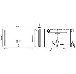 Зеркало Bemeta 101301137 хром в ванную от интернет-магазине сантехники Sanbest