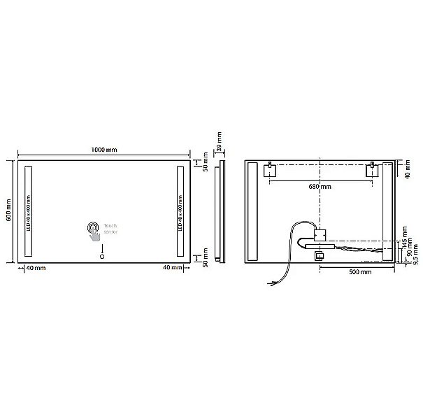 Зеркало Bemeta 101301137 хром в ванную от интернет-магазине сантехники Sanbest