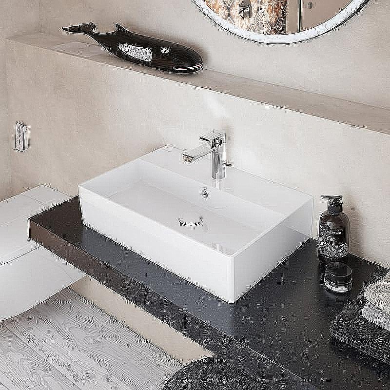 Донный клапан для раковины Villeroy&Boch 68080001 альпийский белый купить в интернет-магазине сантехники Sanbest