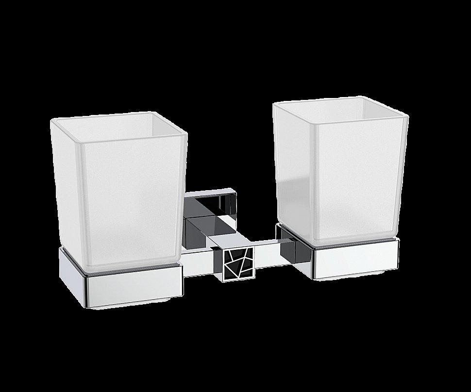 Стакан для зубных щеток CeramaLux Venezia 88603-1 хром купить в интернет-магазине сантехники Sanbest