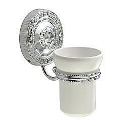 Стакан Migliore Monte Carlo 31516 белая керамика/хром купить в интернет-магазине сантехники Sanbest