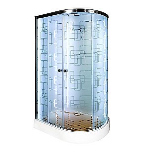 Душевая кабина DTO ЕМ1511 LED с гидромассажем 110х80 купить в интернет-магазине Sanbest