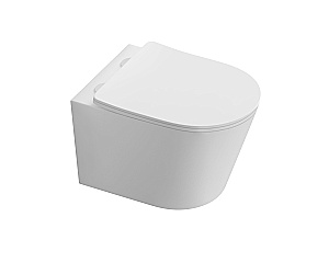 Унитаз подвесной Aquatek ТАУРУС AQ1580T-00+INS-0000012 белый, безободковый, с крышкой микролифт, слив-торнадо, с инсталляцией, без кнопки купить в интернет-магазине Sanbest