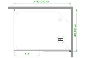 Душевой уголок Royal Bath RB9012B купить в интернет-магазине Sanbest