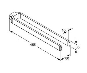 Полотенцедержатель Kludi E2 4997705 купить в интернет-магазине сантехники Sanbest