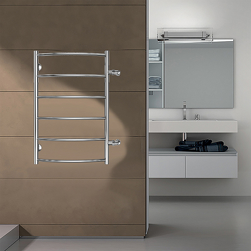 Полотенцесушитель водяной Azario Verona 50х80 AZ04558 хром купить в интернет-магазине сантехники Sanbest