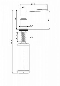 Диспенсер Paulmark KRAFT D003-WH белый матовый купить в интернет-магазине сантехники Sanbest
