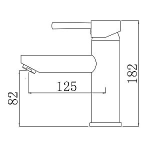 Смеситель для раковины Comforty FC018A-CMT черный матовый купить в интернет-магазине сантехники Sanbest