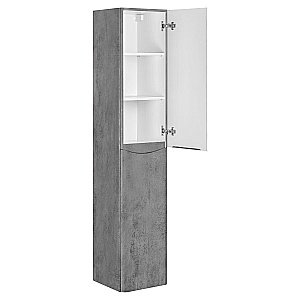 Шкаф-пенал Vincea Paola 35 серый для ванной в интернет-магазине сантехники Sanbest