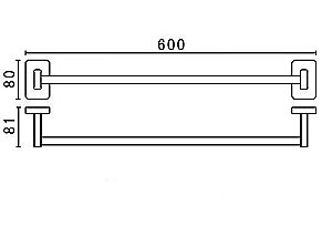 Полотенцедержатель Art&Max Gotico AM-4824AQ купить в интернет-магазине сантехники Sanbest