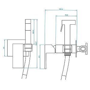 Душевая система RGW Shower Panels SP-6143-01 50140801-01 хром купить в интернет-магазине сантехники Sanbest
