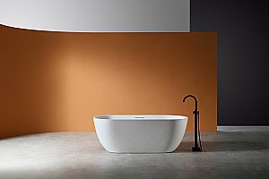 Ванна отдельностоящая Abber Frankfurt AM9941 170x75 белая купить в интернет-магазине Sanbest