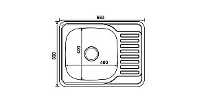 Мойка кухонная MIXLINE ML 533712 хром купить в интернет-магазине сантехники Sanbest