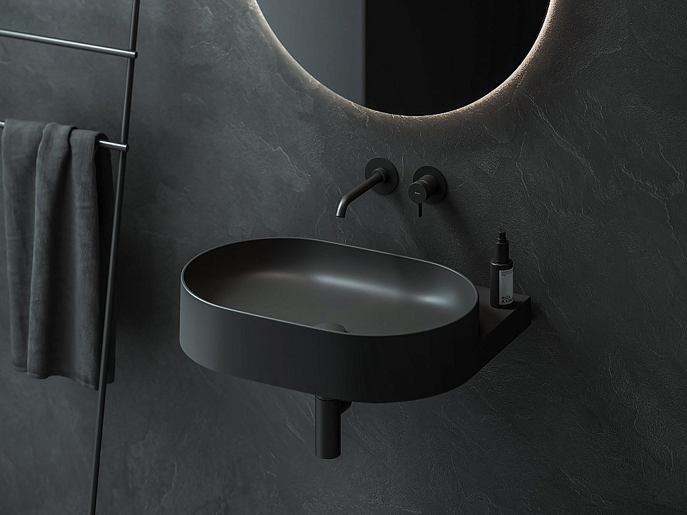 Раковина Ravak Yard 600 XJX0D060000 черный матовый купить в интернет-магазине Sanbest