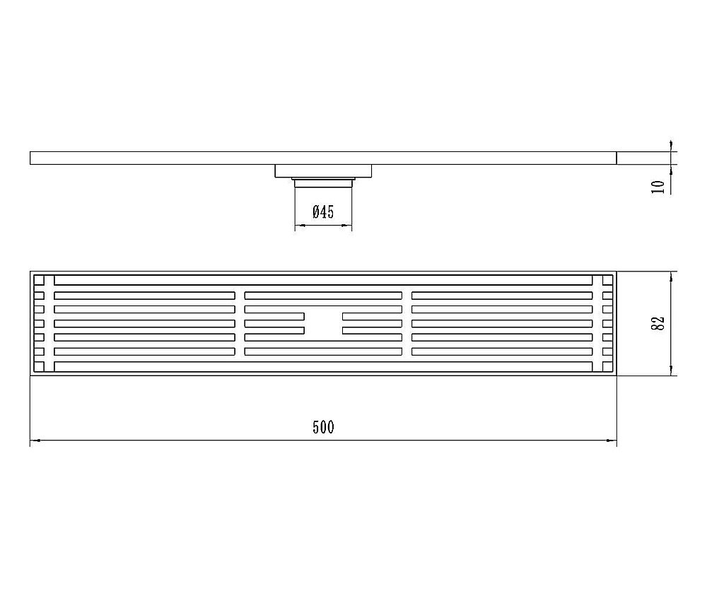 Сливной трап Bronze De Luxe 80521B купить в интернет-магазине Sanbest