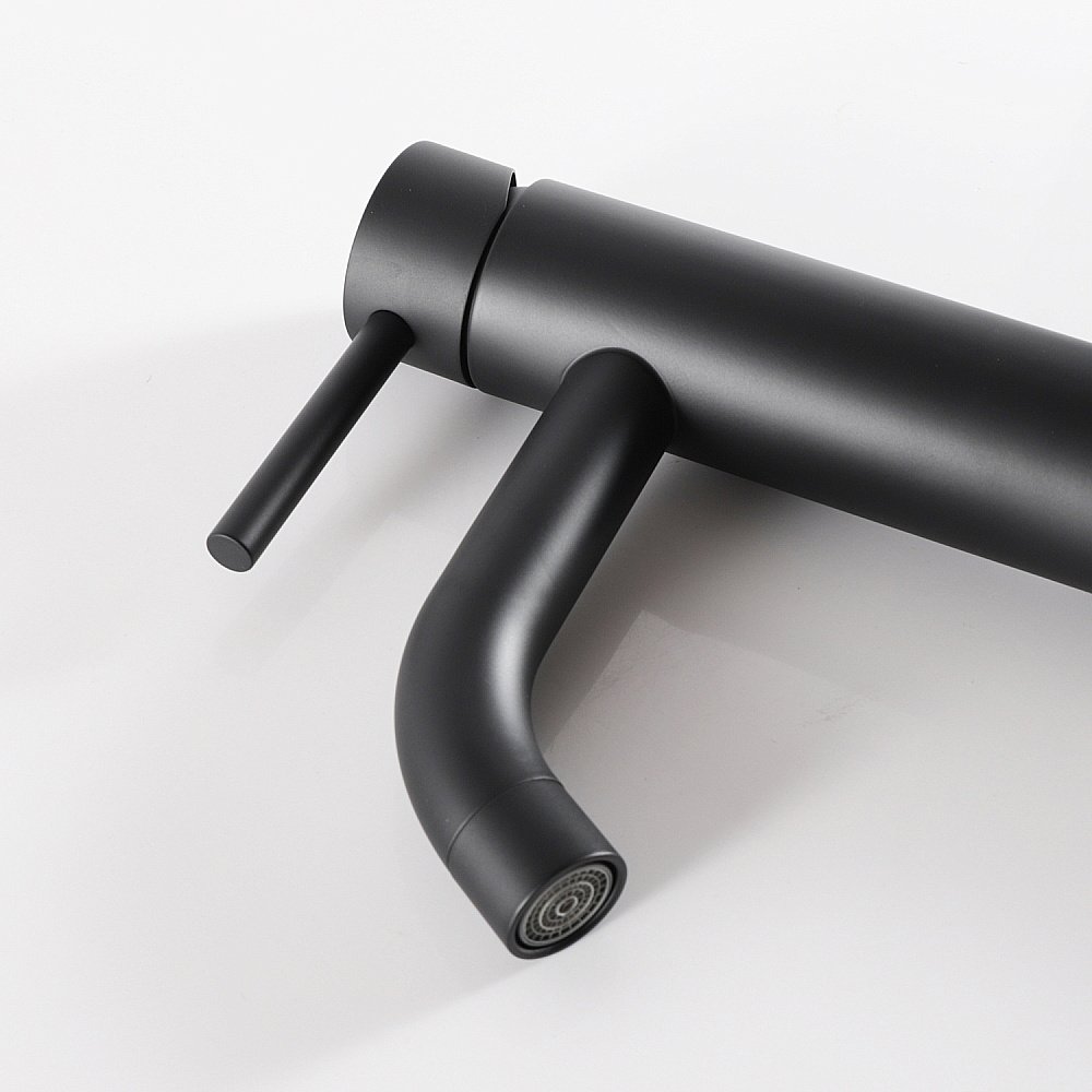 Смеситель для раковины Gid Inga SS096-BM-K черный матовый купить в интернет-магазине сантехники Sanbest