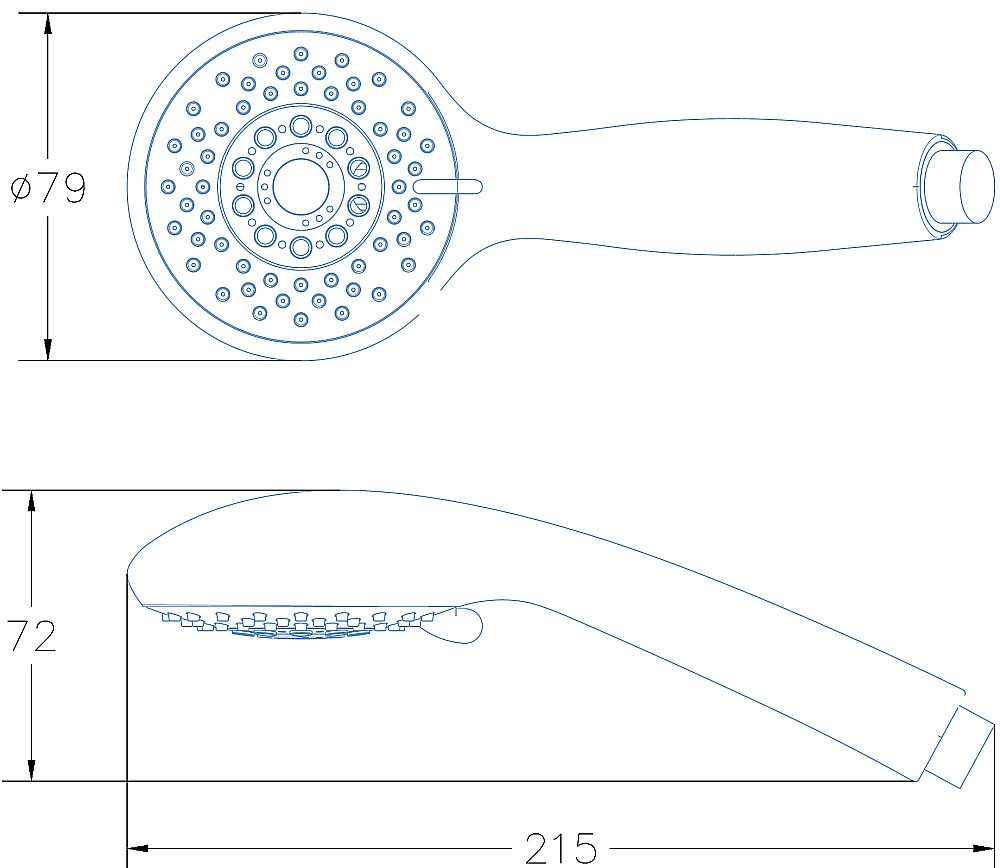 Душевой гарнитур Aquanet Сет2 AF000-07C купить в интернет-магазине сантехники Sanbest