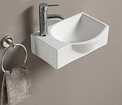 Раковина Ceramalux N 78404 правая купить в интернет-магазине сантехники Sanbest