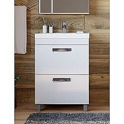 Тумба для раковины VIGO Plaza tn.PLA.FOS.70.2Y белая купить в интернет-магазине сантехники Sanbest