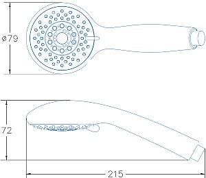 Душевой гарнитур Aquanet Сет2 AF000-07C купить в интернет-магазине сантехники Sanbest