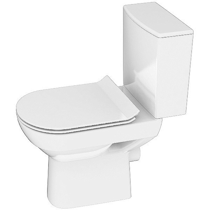 Унитаз Cersanit City Clean On 010/011 с бачком, безободковый купить в интернет-магазине Sanbest