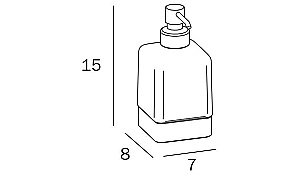 Диспенсер Inda Lea A1812ZNE21 черный матовый купить в интернет-магазине сантехники Sanbest