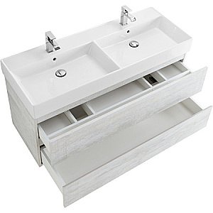 Тумба с раковиной Cezares Molveno 46 120 Legno Bianco для ванной в интернет-магазине Sanbest