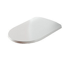 Сиденье для унитаза Artceram MONET MNA001 01 71, Slim, механизм soft-close, цвет: белый глянец, хром купить в интернет-магазине сантехники Sanbest
