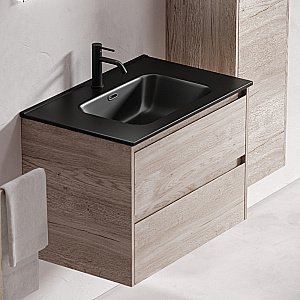 Тумба с раковиной Sancos Libra 70 LB70EG дуб галифакс натуральный для ванной в интернет-магазине Sanbest