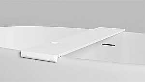 Полка для ванны Salini GABBIANO 1906202MF 90 любой цвет под заказ купить в интернет-магазине сантехники Sanbest